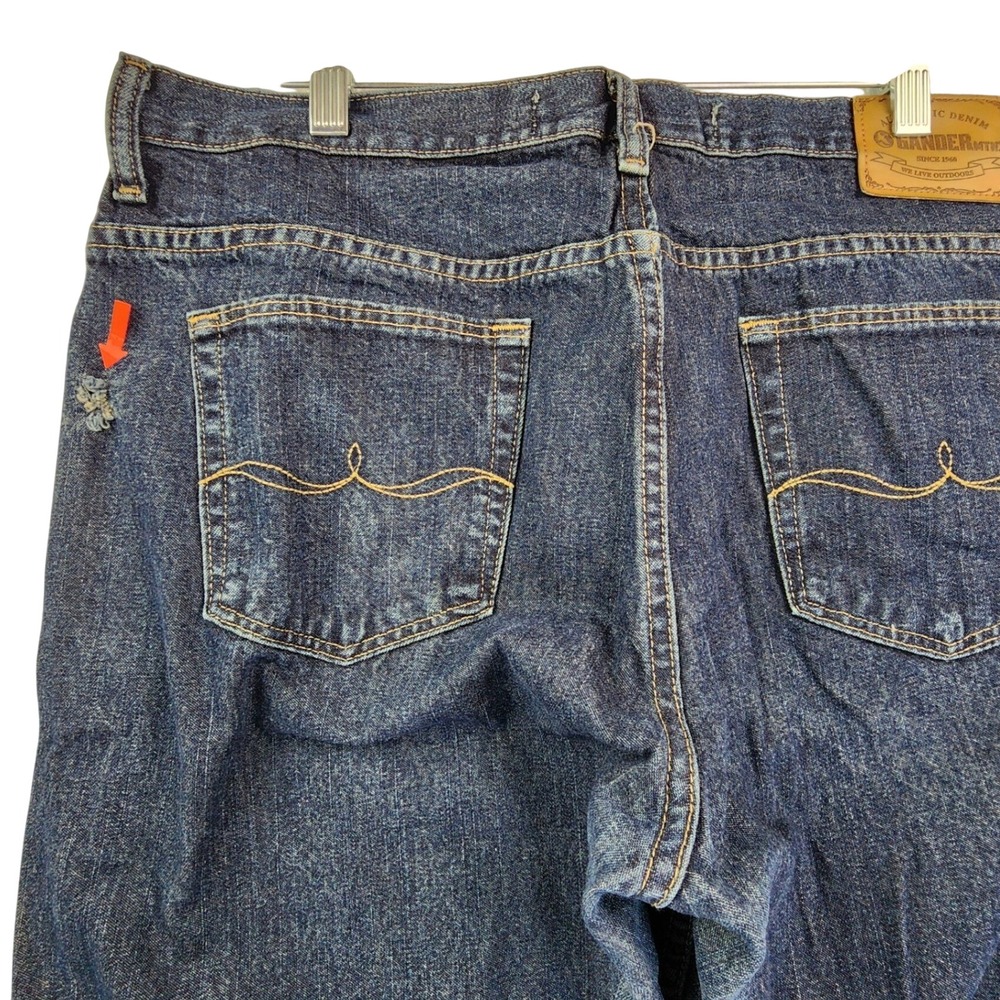 Gander Mountain 36x32 Blue Classic Fit Jeans Rugged Outdoor Work Denim NO TAG‎